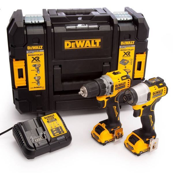 Набор из двух инструментов бесщеточных DeWALT DCK2110L2T DCK2110L2T фото