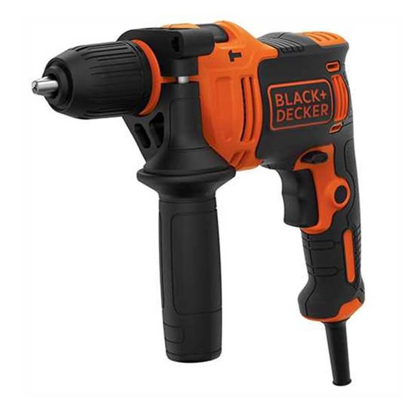 Дриль мережевий ударний BLACK+DECKER BEH710K BEH710K фото