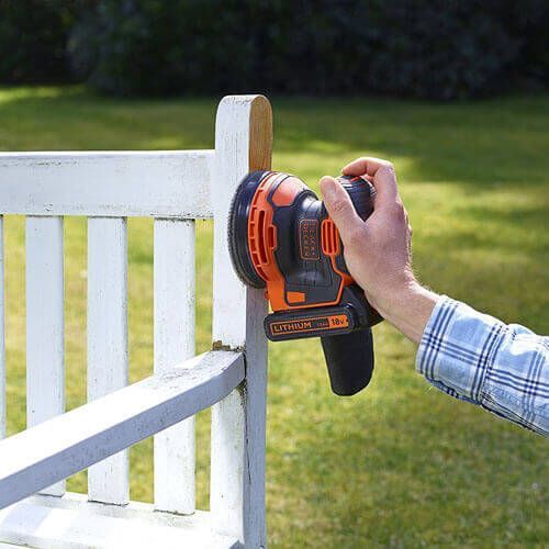 Шліфмашина ексцентрикова акумуляторна BLACK+DECKER BDCROS18 BDCROS18 фото