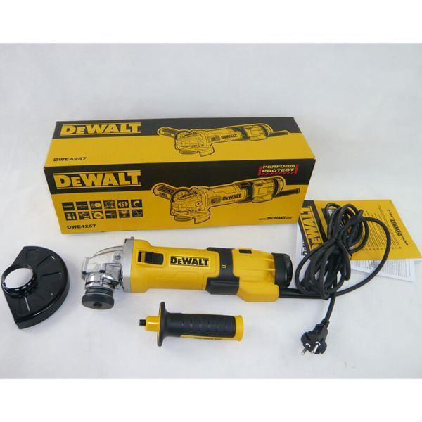 Шлифмашина угловая - болгарка сетевая DeWALT DWE4257_1 DWE4257_1 фото