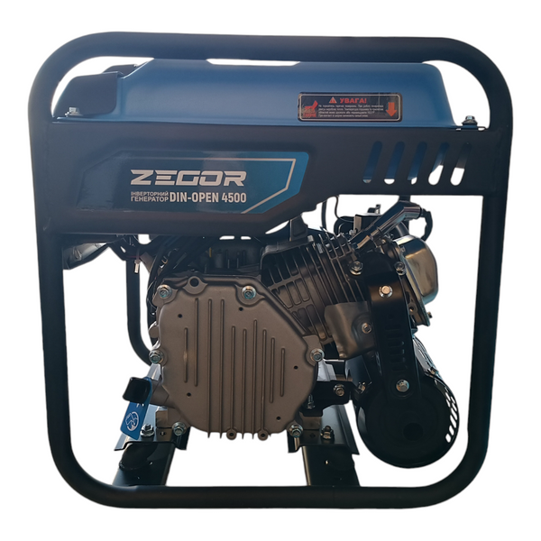 Инверторный бензиновый генератор ZEGOR DIN-OPEN4500 4,0/4,5 кВт DIN-OPEN4500 фото
