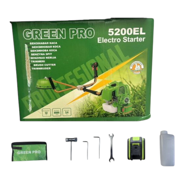 Коса бензиновая GREEN PRO T5200EL ELECTRO STARTER GREEN PRO T5200EL фото