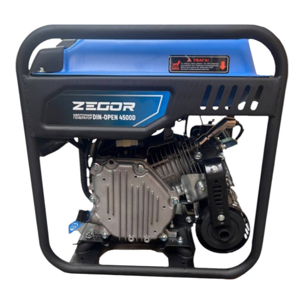 Инверторный генератор ZEGOR DIN-OPEN 4500D Газ+бензин DIN-OPEN 4500D фото