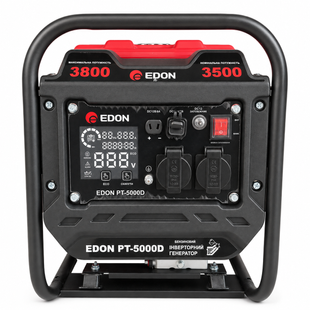 Инверторный двухтопливный генератор EDON PT-5000D 3,5/3,8 кВт газ/бензин PT-5000DТ фото