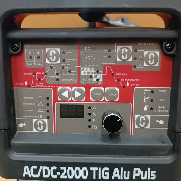 Зварювальний апарат Vitals Professional AC/DC-2000 TIG Alu Puls 156906 фото
