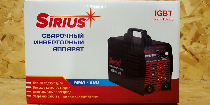 Сварочный инвертор Sirius MMA-280 M30012421 фото