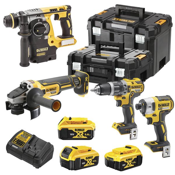 Набір з чотирьох інструментів безщіткових DeWALT DCK422P3T DCK422P3T фото