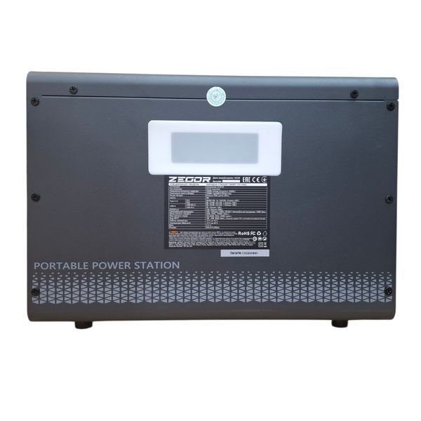 Портативная зарядная станция ZEGOR YC1100 1008 Вт&middot;ч, 1000 Вт, LiFePO4, чистая синусоида ZEGOR-YC1100-1008-LFP фото