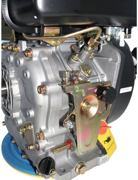 Двигун дизельний GrunWelt GW186FВ 9,5 к.с., шпонка M30012362 фото