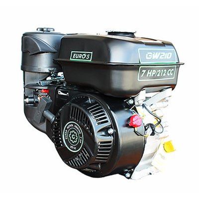 Двигун GrunWelt GW210-S, NEW, бенз7.0 к.с. 212сс, (шпонка 20мм) M30012443 фото