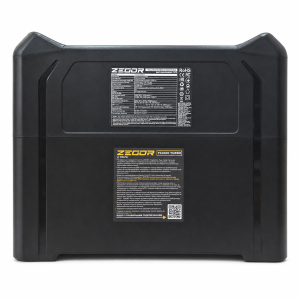 Зарядная станция ZEGOR YC2400 TURBO 2400 Вт, 2304 Вт&middot;ч, LiFePO4 YC2400-TURBO фото