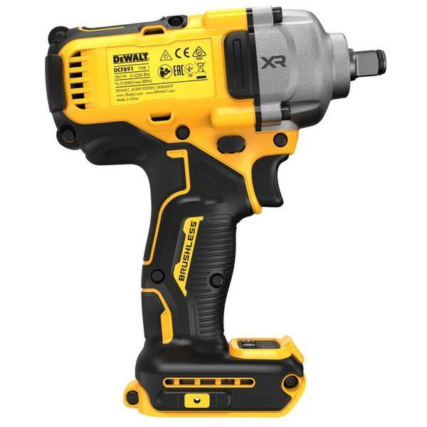 Гайковерт ударный аккумуляторный бесщёточный DeWALT DCF891N DCF891N фото
