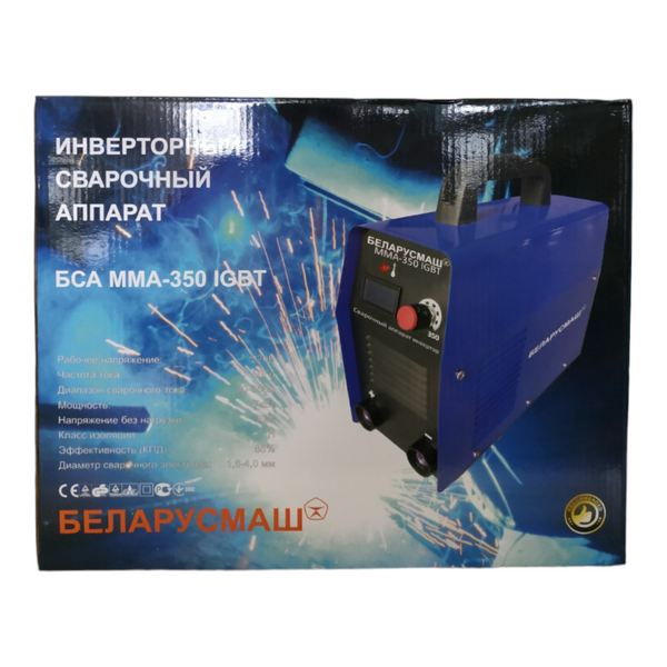Зварювальний інвертор Беларусмаш БСА ММА-350 IGBT M30012166 фото