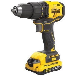 Дриль-шурупокрут безщітковий акумуляторний STANLEY FATMAX SFMCD710D2K SFMCD710D2K фото