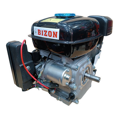 Бензиновый двигатель Bizon 170F 7.0 л.с, под шпонку 20 мм + Эл. стартер Bizon 170FE-S20 фото