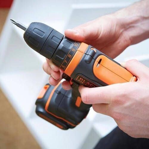 Дрель-шуруповерт аккумуляторная BLACK+DECKER BDCDD12KB BDCDD12KB фото