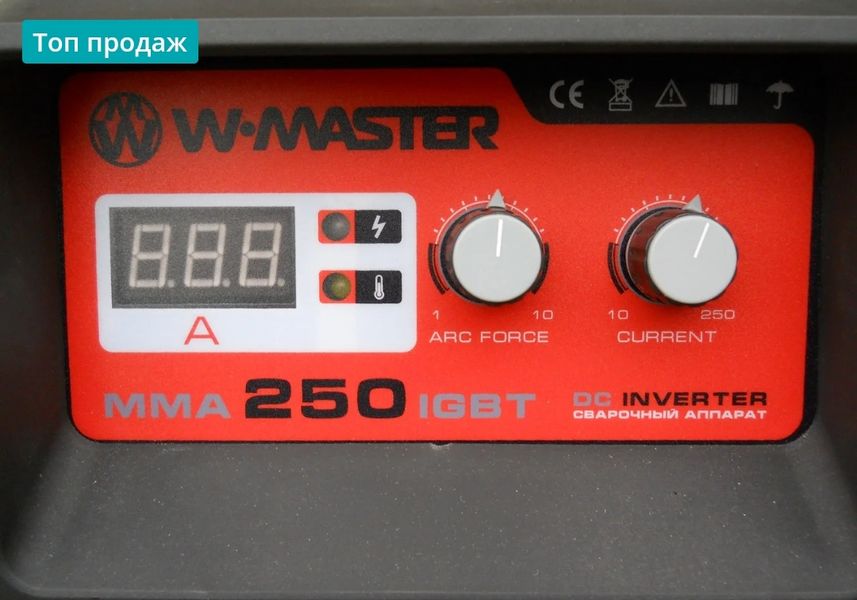 Сварочный инвертор W-MASTER MMA - 250 380 V M30012407 фото