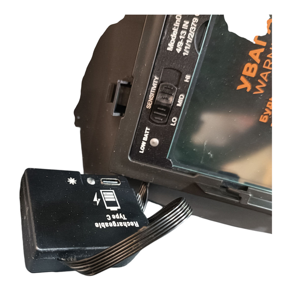 Маска зварювальника VIROK PRO PLUS з автозатемнювальним світлофільтром, активна зона 100 &times;70 мм 82V152 фото